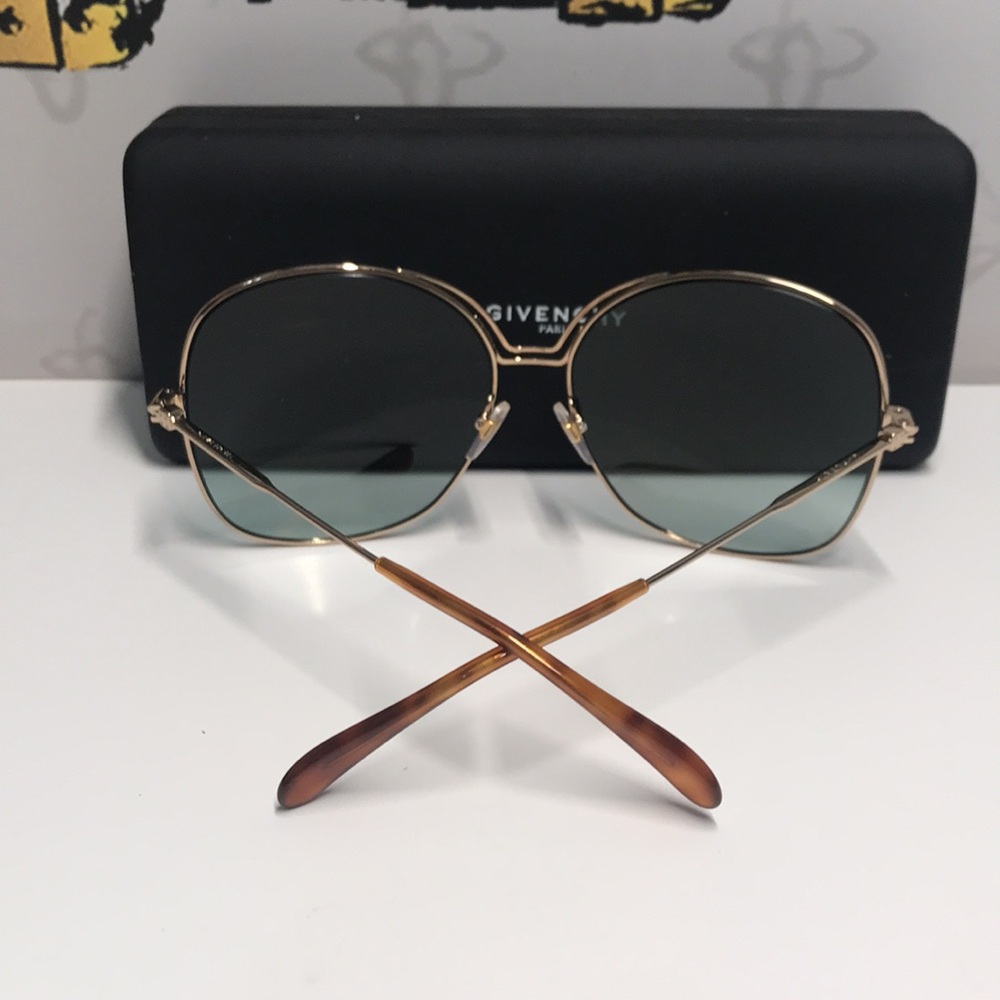 New Authentic Givenchy GV7144/S PEF/EZ Sunglasses – Green/Gold Gradient - Picture 10 of 15